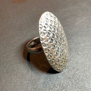 Vintage Sterling Silver Cocktail Ring